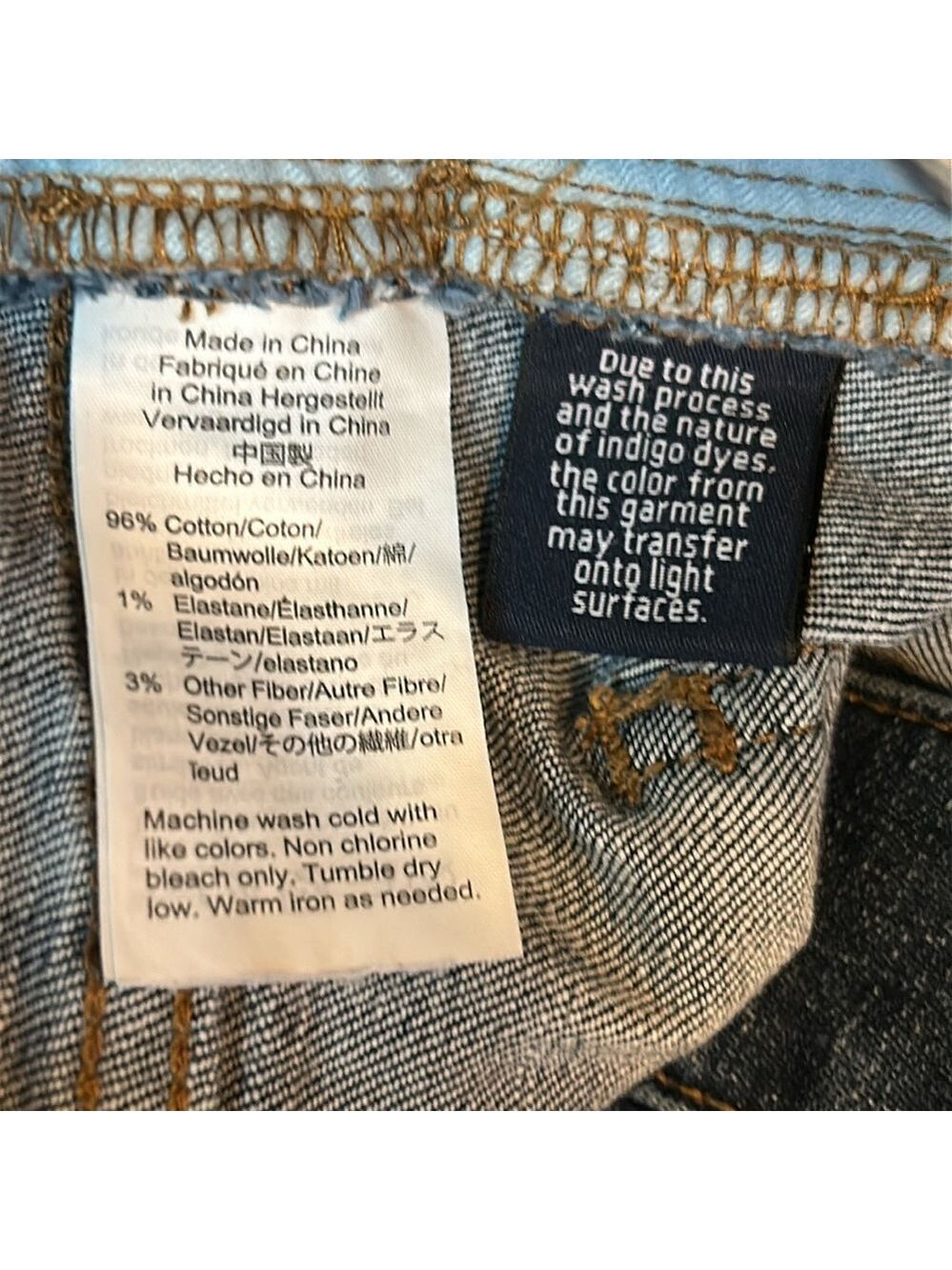 Madewell Denim Mini Frayed Hem Front Slit Skirt Size 30 - Picture 6 of 8